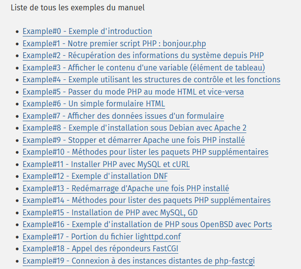 Les fonctions php les plus utilisées